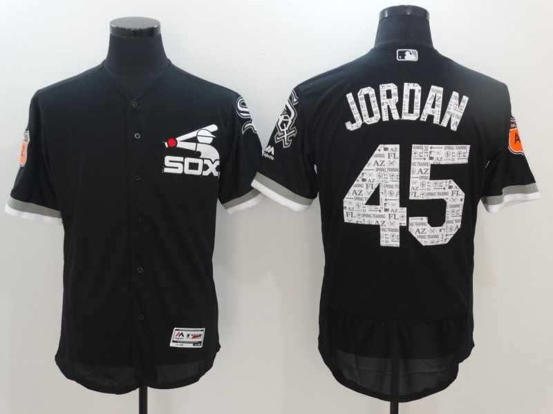 Chicago White Sox #45 Michael Jordan Black 2017 Spring Training New Cool Base Stitched Jersey,We sell and wholesale Chicago White Sox #45 Michael Jordan Black 2017 Spring Training New Cool Base Stitched Jersey on line form chian!